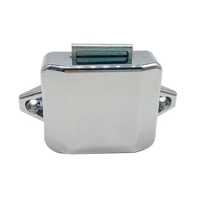Baohd Verrou à Bouton-Poussoir pour Porte de Camping-Car Résistant aux Déchirures Anti-Corrosif Verrou à Bouton-Poussoir Outil de Verrouillage avec Vis