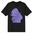 thumbnail image 1 of Magic: The Gathering Liliana Vess Chibi Style Womens Juniors Black T-Shirt, 1 of 3