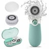 touchbeauty electric spin facial cleansing brush set with 3 professional brush heads and a storage box - complete facial exfoliating brush spa system for gentle cleansing and deep scrubbing (tb-14838)