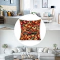 thumbnail image 3 of pumpkins apples leaves Linen toss pillowcase decoration pillowcase gifting preferred 20x20 inch cushion cover 4 sets sofa pillowcase sofa bedroom living room car, 3 of 8