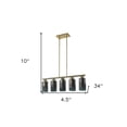 thumbnail image 3 of Monet 5-Light Brass Pendant, 3 of 8