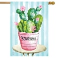 thumbnail image 2 of Briarwood Lane Cactus Bouquet Spring House Flag, 2 of 4