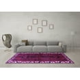 thumbnail image 3 of Ahgly Company Indoor Rectangle Persian Purple Traditional Area Rugs, 7' x 10', 3 of 4