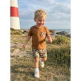 thumbnail image 6 of BemeyourBBs 2Pcs Toddler Baby Boy Hunting Clothes Summer Outfits Short Sleeve T-Shirt Camouflage Pockets Shorts Set Toddler Boys 2 Piece Outfits, 6 of 9