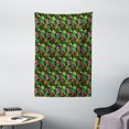 thumbnail image 1 of Tropical Tapestry, Repeating Colorful Summer Themed Pattern with Exotic Plants Leaves and Flowers, Wall Hanging for Bedroom Living Room Dorm Decor, 40"W X 60"L, Multicolor, by Ambesonne, 1 of 2