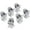 Silver, variant on Camila Paris CP2374 French Hair Clip for Women, Set of 6 Extra Small Tortoise Shell Girls Hair Claw Clip Fashion Styling Hair Accessories for Women, Ladies Strong Hold Grip Clamp, Made in France