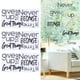 thumbnail image 4 of Never Give Up Wall Sticker PVC Motivational Wall Decal Wear Resistant 3Set Long Service Life for Kitchen ANGGREK Otros, 4 of 8