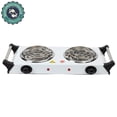 thumbnail image 1 of Parrilla Eléctrica 2 Quemadores de Espiral con Asa IUSA, Reacondicionado blanco, 1 of 5