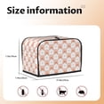 thumbnail image 5 of Haiem love plaid fox Print Toaster Covers 2 Slice Wide Slot,Bread Dust Cover & Fingerprint Protection,Bread Machine Cover,Appliance Covers, 5 of 7
