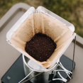 thumbnail image 2 of Taza de filtro de embudo plegable de acero inoxidable para deportes al aire libre, camping, 1 Uds., 2 of 5