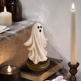 thumbnail image 6 of Halloween Cute Ghost Figurine, Mini Ghost Statue, Shelf Desk Decor, Halloween Ghost Incense Decorative Desktop Beautify Home Living Room Office Suitable, 6 of 6