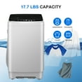 thumbnail image 5 of Full Automatic Washing Machine, 20 lbs Capacity Portable Washer Machine  with LED Display, 10 Washing Programs & 8 Water Levels Selections, White, 5 of 10