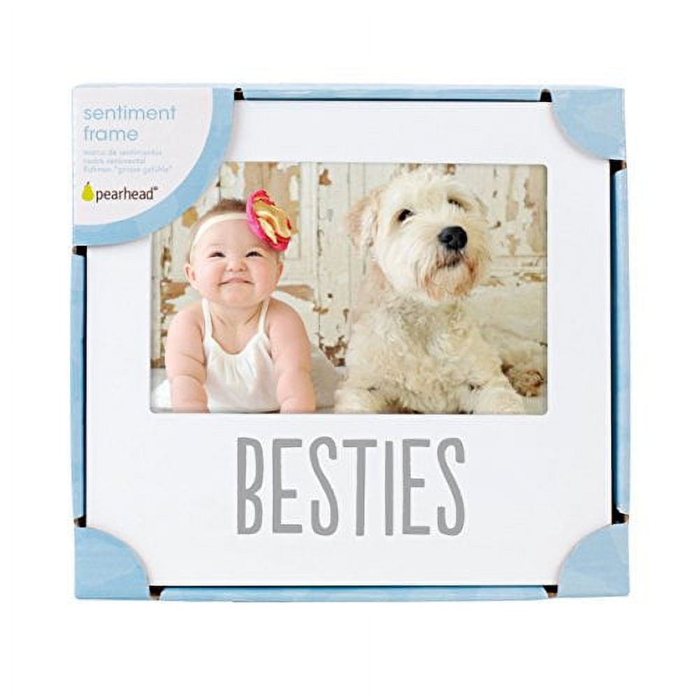 Pearhead Baby And Friend Besties Frame - White 4x6 : Target