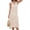 Apricot, variant on Women's V Neck Cover Up Dress Tank Soft Fringe Crochet Coverups Light Sexy Beach Long Linen White Medium