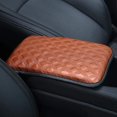 thumbnail image 1 of Cojín de la consola central del automóvil, funda del asiento del reposabrazos del automóvil tipo universal (marrón) 11.8 "* 8.3", 1 of 5