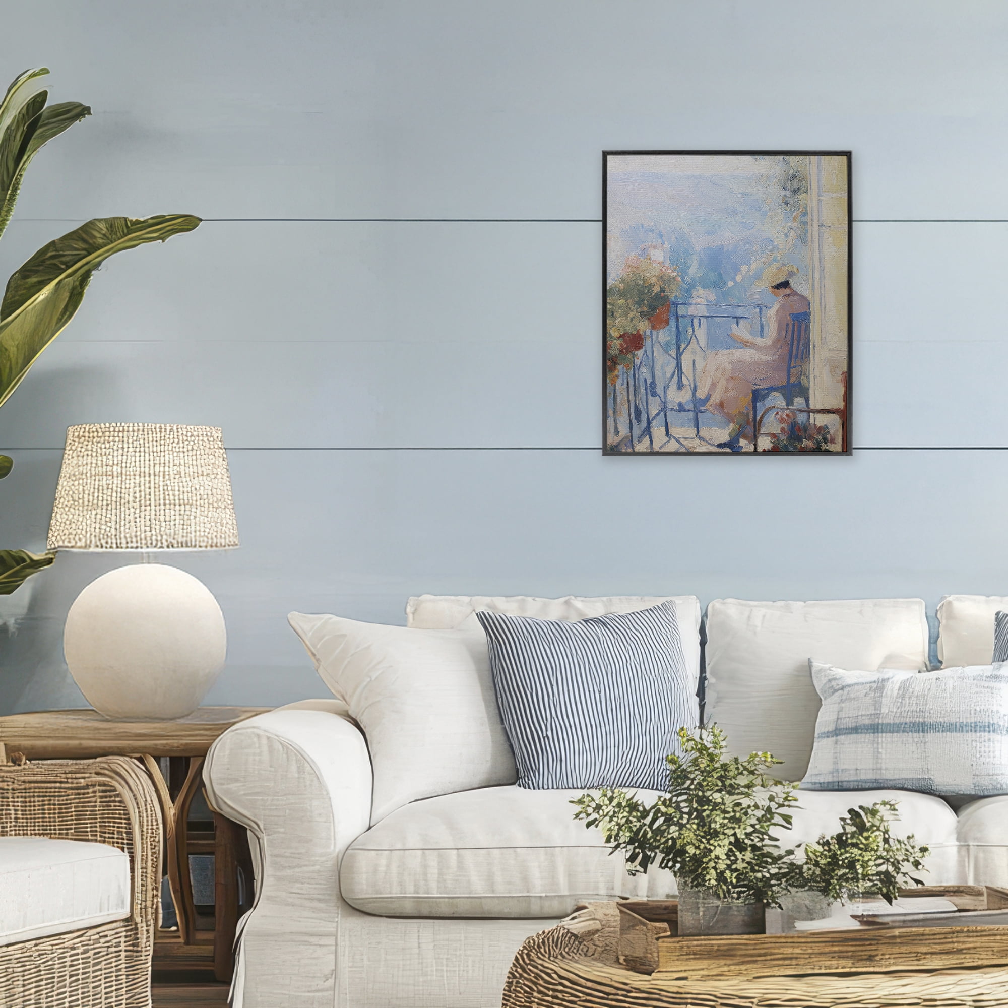 Stupell Industries Reading In The Sun Black Framed Giclee Art, design by Svetlana Aleynikova