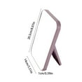 thumbnail image 3 of Portable Desktop Makeup Mirror with Stand, Foldable Compact Vanity Mirror for Women, Travel & Dorm Use, 8X5 Inch, Multiple Colors, 3 of 6