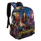 thumbnail image 2 of Descendientes-theme Backpack, Campus style schoolbag Bookbag with Adjustable Shoulder Straps And Large Zip Compartment, Unisex Travel Bags.42x30x15cm, 2 of 6