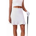 thumbnail image 3 of Pinspark Skorts for Women 18" Golf Athletic Skirts with 6 Pockets High Waisted Tennis Workout Skirts UPF50+ Modest Casual Pickleball Skorts, 3 of 8