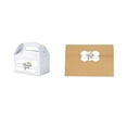 thumbnail image 2 of White and Gold Glittering Graduation, Fancy Frame Label Stickers, Thank You, 36-Pack, 2 of 2