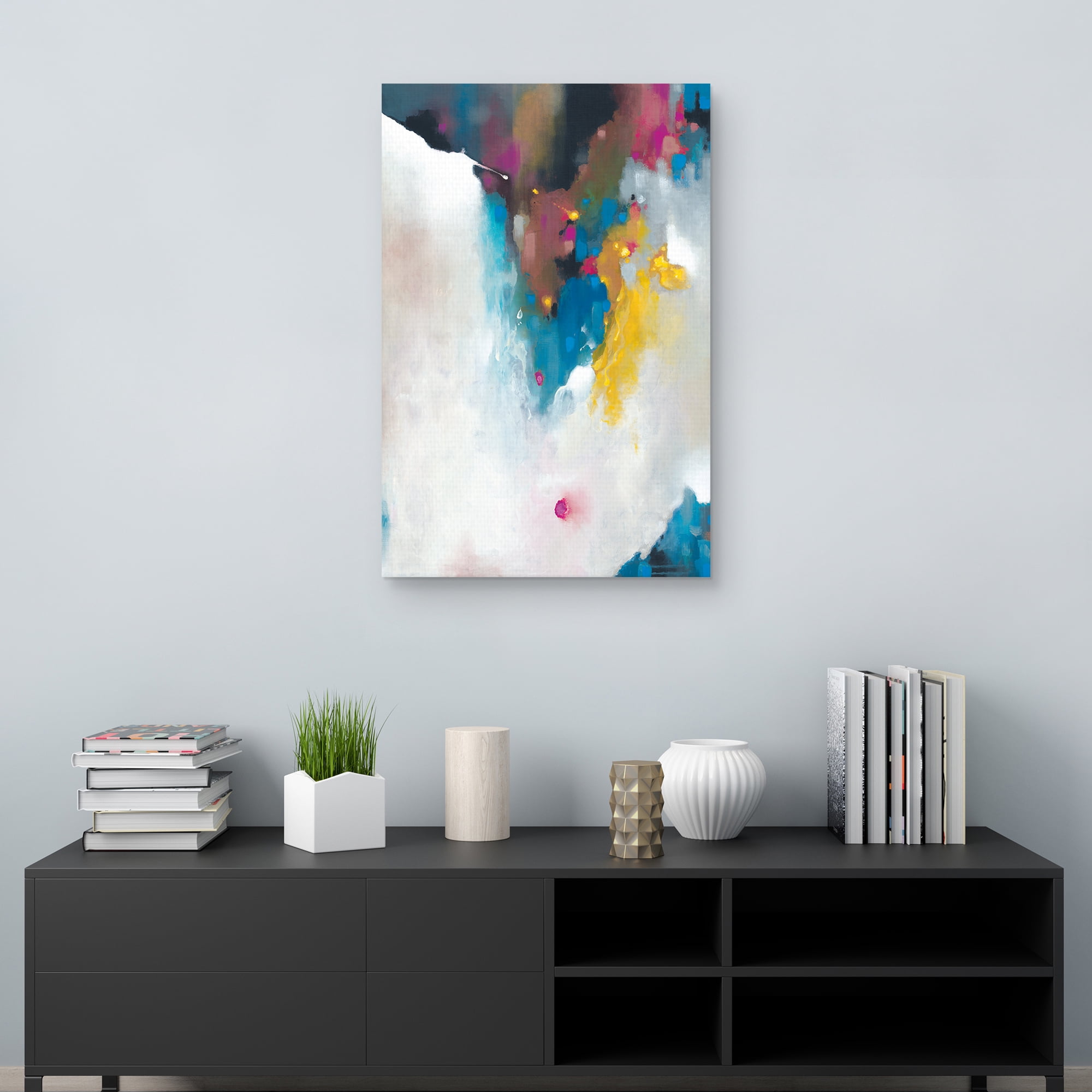 Colorful Abstract by Willowbrook Fine Art Canvas Art Print
