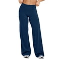 thumbnail image 1 of Leggings de entrenamiento for mujer, pantalones de Yoga sin costuras, de pierna ancha, acampanados, de cintura alta, suaves, sin costura frontal, gimnasio, Control de barriga, 1 of 5
