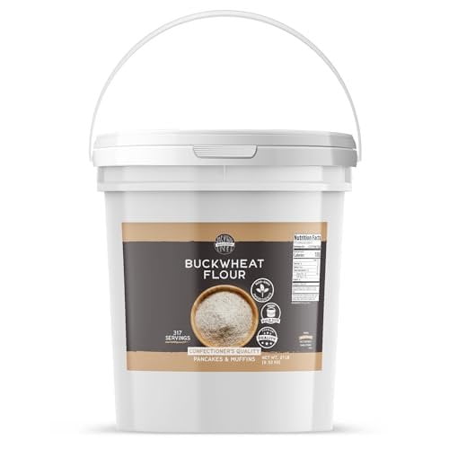 Birch & Meadow 3.5 Gallons of Buckwheat Flour, Easy to Make, Light Texture