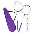 thumbnail image 3 of LOVIVER Badminton Rackets Badminton Racquets for Exercise Indoor Outdoor Sports Lawn Violet, 3 of 8