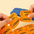 thumbnail image 6 of Raffle Tickets Double Rolls, 1000 Pcs/Poll Raffle Tickets, Tag Lottery Ticket Events Raffle Labels for Events, Entry, Class Reward, Prizes (Orange), 6 of 7