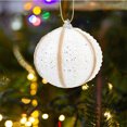 thumbnail image 5 of JLFNYA Mini Christmas Ornaments Clearance,Christmas Balls Ornament,Christmas 8cm Christmas Tree Foam Pendant Christmas Decorations Pearl Hanging Colored, 5 of 6