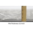 thumbnail image 4 of HR Southwestern Rug for Living Room Antiqued Trellis Gray and White Area Rug Boho Dcor Rugs 5x7 for Bedroom, 4 of 10