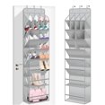 thumbnail image 1 of ZYNERY 172cm 8Tier over The Door Shoe Rack，Hanging Shoe Organizer Suitable for Foyer Storage ，Hanging Shoe Rack  for Closet Storage Boots（Grey）, 1 of 8