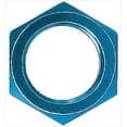 thumbnail image 1 of FCM2105 -12 An Blue Anodized Aluminum Locknuts, 1 of 1