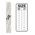 thumbnail image 6 of Table Runner Dresser Scarves 36 Inch Long, Notes on Musical Sheet Linen Dining Table Runners Black Ink Painting Notation Tabletop Scarf for Wedding Holiday Party Kitchen, 6 of 7