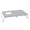 Silver White, variant on figatia Camping Folding Table Aluminum Table Sturdy Heater Accessories Camping Desk Portable Foldable Table for Mountaineering Fishing Matte Black