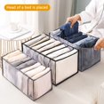 thumbnail image 3 of Organizador De Cajones Plegable Para Jeans , Compartimento De Malla , Ropa Para El Hogar , Ahorro De Espacio, 3 of 4