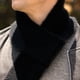 thumbnail image 3 of Black Bufanda de cachemira gruesa y suave para hombre de invierno, 3 of 4