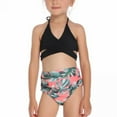 thumbnail image 4 of Mother Daughter Swimsuit Family Matching Girls Swimwear Women Bikini Bathing Suit Set, 4 of 6