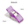 thumbnail image 3 of 100Pcs Multi-Purpose Color Fabric Sewing Clip, Fastener Embroidery Crafts, Paper Products and Hanging Small Things,Very Durable Clip for Crafts, Multicolor, 3 of 8