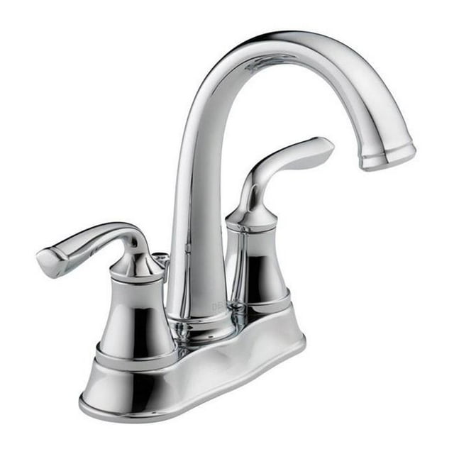 Delta 25716LF-ECO 4 in. Lorain Two Handle Lavatory Faucet - Chrome