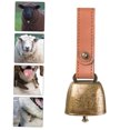 thumbnail image 4 of SHOWERORO Cloches Rondes en Métal pour Animaux de Compagnie Marron 1Pcs, 4 of 8