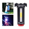 thumbnail image 4 of Luz, lámpara, 26 LED, recargable por USB, resistente al agua, 7 modos de iluminación negro Cola Luz trasera de bicicleta, 4 of 8