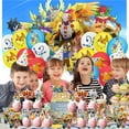 thumbnail image 4 of Digimon Monster Birthday Supplies Plates Decorations Decor Backdrop Banner Cake Topper Fans, 4 of 6