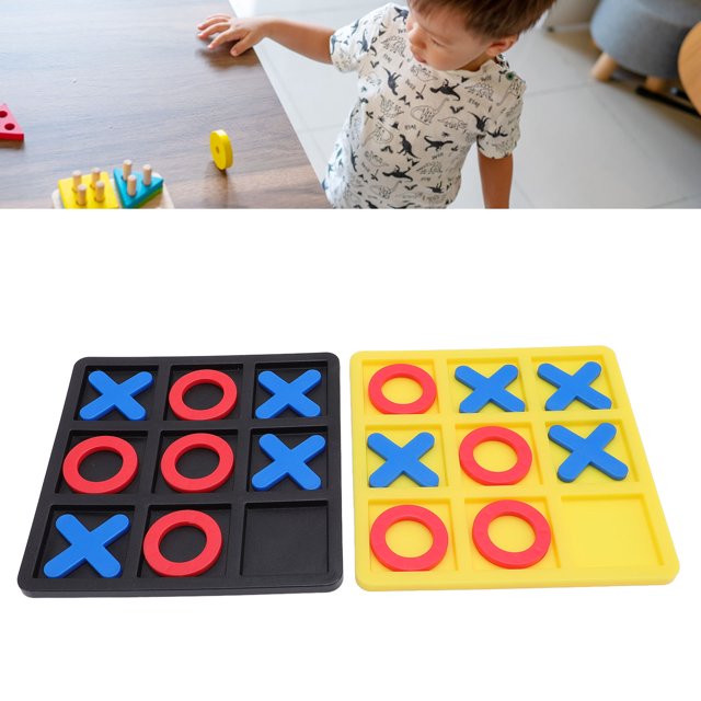 Jeu de Société XO, Jeu d'Échecs XO Classique Sûr pour Réunion de Famille
