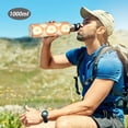 thumbnail image 6 of Yayeee 20oz Insulated Water Bottle Double Wall Stainless Steel with Flip Straw Lid, Orange Circle, 6 of 7