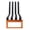 Natural/Black Stripe, variant on Safavieh Solano Outdoor Contemporary Patio Sunlounger with Cushion