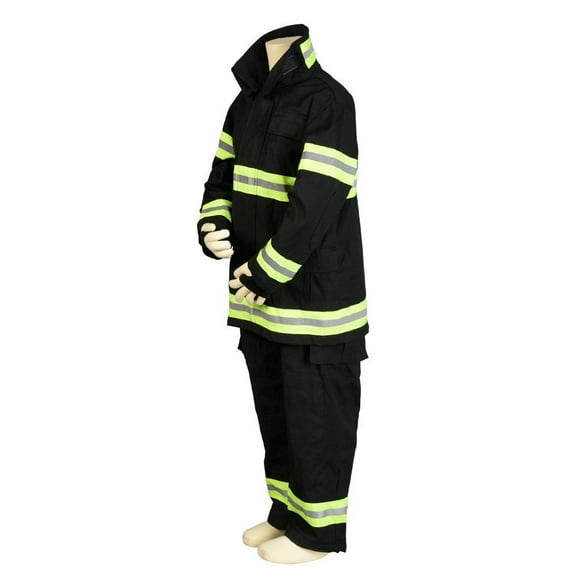 Aeromax Jr. NEW YORK Fire Fighter Suit Black Size 4/6. The best #1 Award Winning firefighter suit. The most realistic bunker gear for kids everywhere. Just like the real gear!