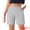 Light Grey, variant on DARING DIVA Women's High Elastic Lounge Shorts with Pockets XS Black