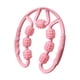 thumbnail image 2 of Rodillo muscular para piernas, equipo de masaje, rodillo de piernas de 7 ruedas para muslos Rosa, 2 of 9