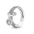 thumbnail image 4 of New 925 Silver Double Layer Rings Set Connector Link Charm Suitable For Original Pandora Me Ring DIY Women's Jewelry Gift Making, 4 of 5